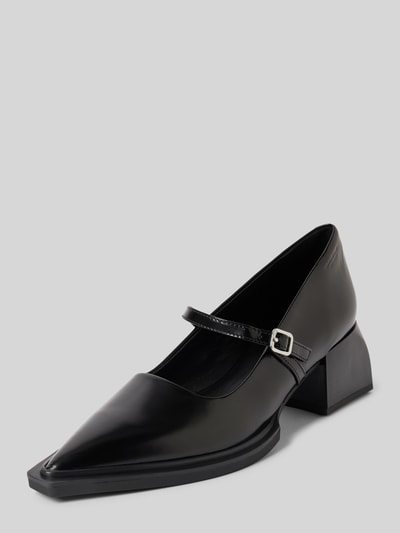 Vagabond Leren pumps met doornsluiting, model 'VIVIAN' Zwart - 1