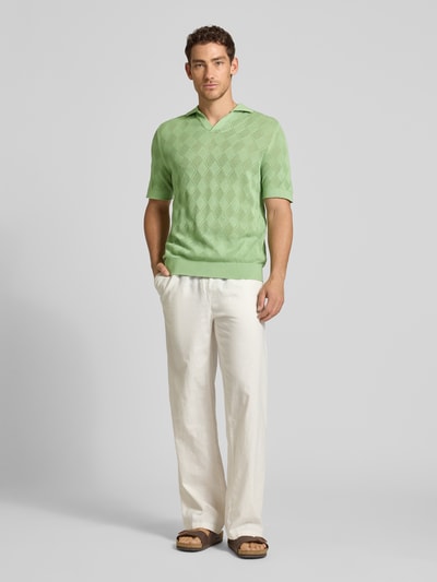 Selected Homme Regular Fit Poloshirt aus reiner Baumwolle Modell 'ARCO' Hellgruen 1