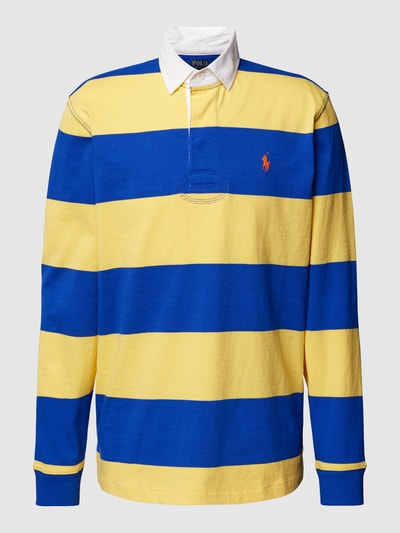 Polo Ralph Lauren Classic Fit Longsleeve mit Streifenmuster Gelb 2