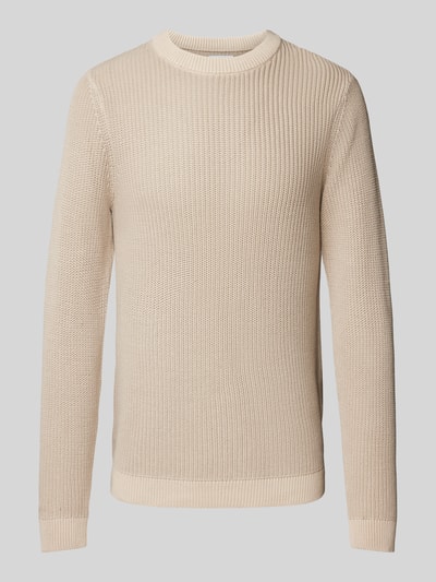 Jack & Jones Gebreide pullover met ronde hals Beige - 1