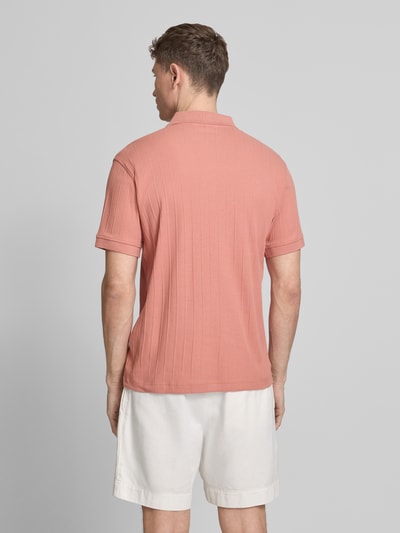 Selected Homme Regular Fit Poloshirt reiner Baumwolle Modell 'COLE' Lachs 5