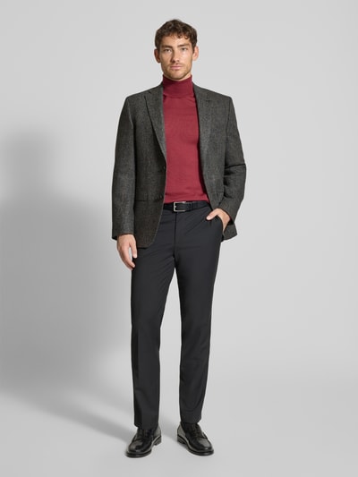 Roy Robson 2-knoops colbert met reverskraag Antraciet - 1