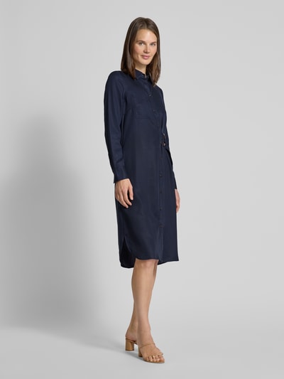 Christian Berg Woman Selection Midikleid mit Bindegürtel Marine 1