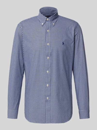 Polo Ralph Lauren Freizeithemd mit Knopfleiste Jeansblau 2