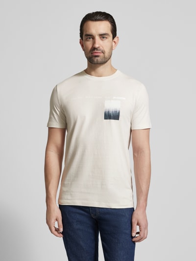 Tom Tailor Denim Regular Fit T-Shirt aus reiner Baumwolle Offwhite 4