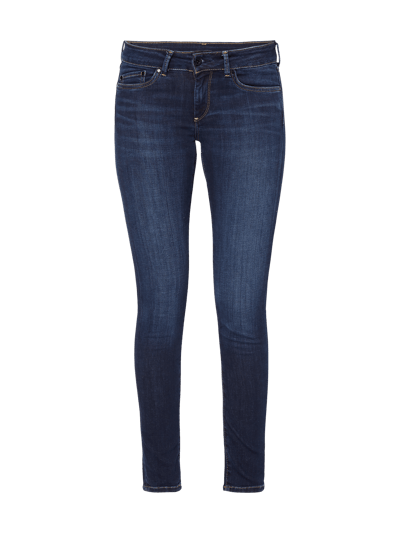 Pepe Jeans Jeansy w dekatyzowanym stylu o kroju skinny fit Jeansowy niebieski 2