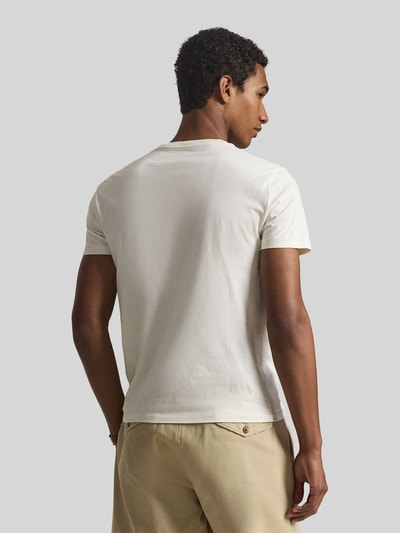 Polo Ralph Lauren Regular Fit T-Shirt aus reiner Baumwolle Offwhite 5