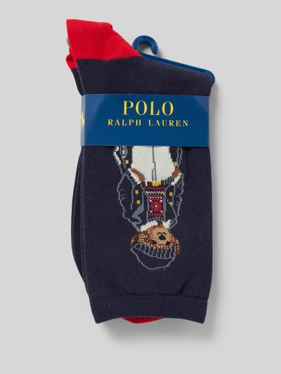 Polo Ralph Lauren Socken mit Motiv-Stitching Dunkelblau 3