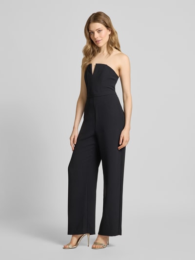 Black net jumpsuit online