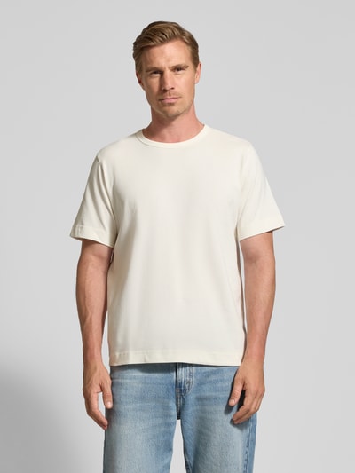 SELECTED HOMME Regular Fit T-Shirt aus reiner Baumwolle Modell 'CHRIS' Offwhite 4