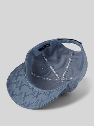 ARMANI EXCHANGE Basecap mit Logo-Muster Rauchblau 2