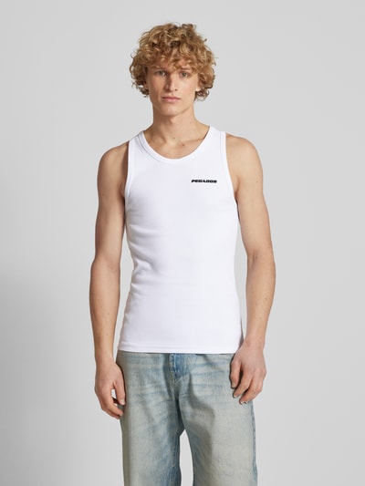 Pegador Tanktop mit Label-Stitching Weiss 4