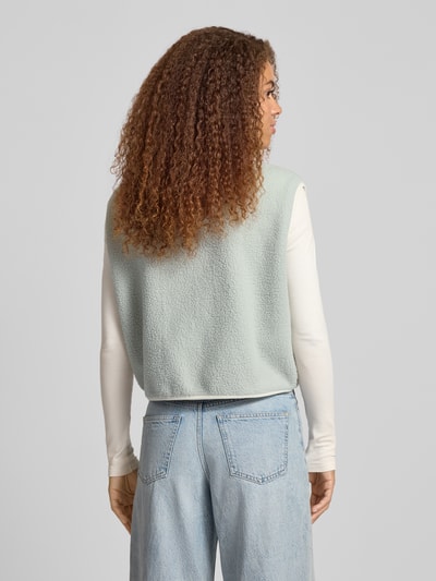 Review Gilet met drukknoopsluiting Bleu - 5