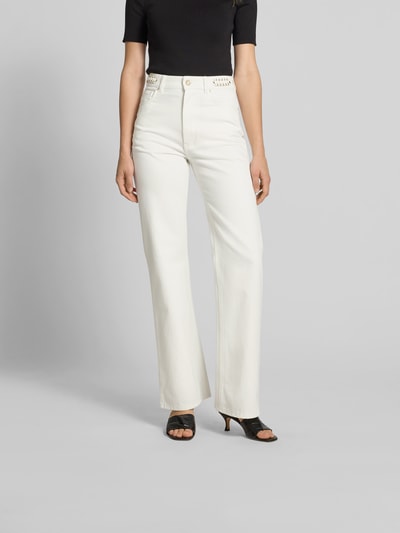 Rabanne Flared Jeans mit 5-Pocket-Design Offwhite 4