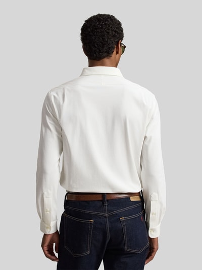 Polo Ralph Lauren Slim Fit Freizeithemd mit Logo-Stitching Weiss 5