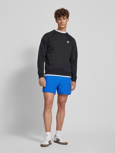 adidas Originals Korte broek met elastische band, model 'SPRINTER' Marineblauw - 1