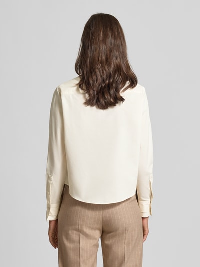 BOSS Regular fit overhemdblouse van puur katoen, model 'BERTYNA MONDAY' Offwhite - 5