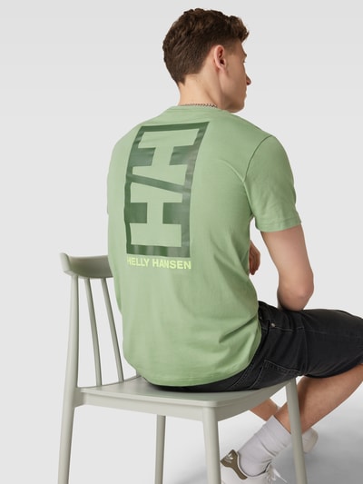 Helly Hansen T-shirt met ronde hals, model 'CORE' Appeltjesgroen - 3