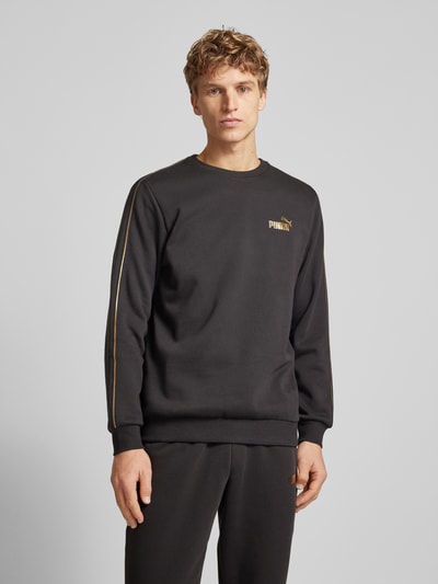 PUMA PERFORMANCE Sweatshirt mit Label-Print Black 4