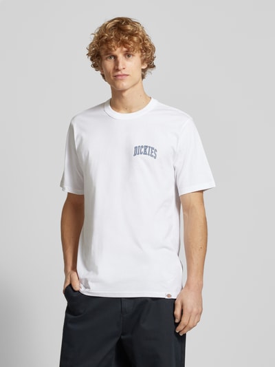 Dickies T-Shirt mit Label-Print Modell 'AITKIN' Weiss 4