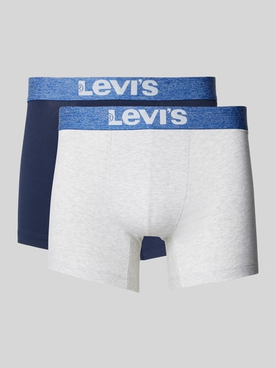 Levi's® Trunks mit elastischem Logo-Bund 2er-Pack Blau 1