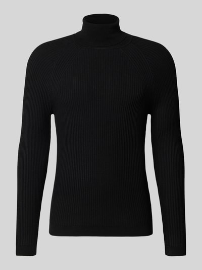 Antony Morato Gebreide pullover met ribboorden Zwart - 2