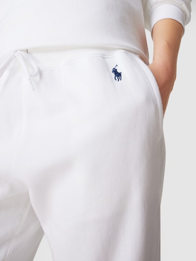 Polo Ralph Lauren Spodnie dresowe z wyhaftowanym logo Biały 3