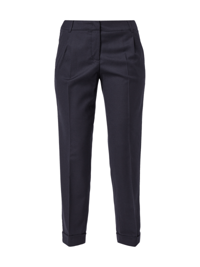 Weekend Max Mara Bundfaltenhose mit Eingrifftaschen  Marine 2