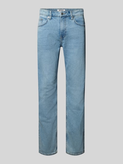 Produktfoto, Regular Fit Jeans aus Baumwoll-Mix Modell 'WEFT' von Only & Sons in Hellblau, 5-Pocket-Design, Denim-Struktur, unifarben