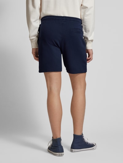 Tommy Jeans Regular fit sweatshorts met labelstitching Donkerblauw - 5