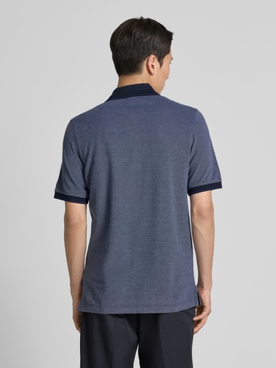 bugatti Poloshirt mit Label-Stitching Marine 5