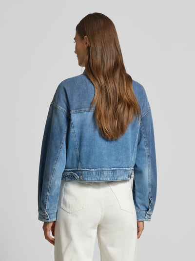 Marc Cain Jeansjacke mit Knopfleiste Marine 5