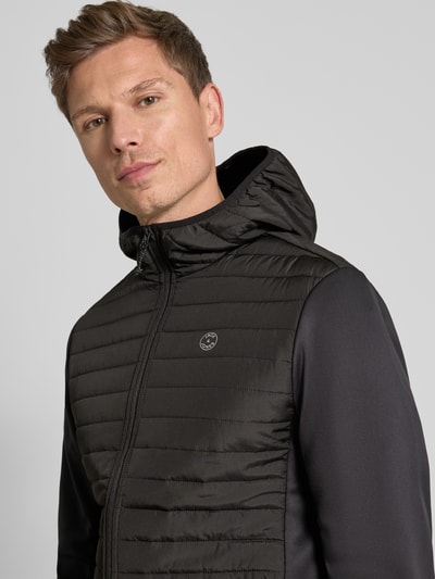 Jack & Jones Pikowana kurtka zapinana na zamek błyskawiczny model ‘MULTI QUILTED JACKET’ Czarny 3