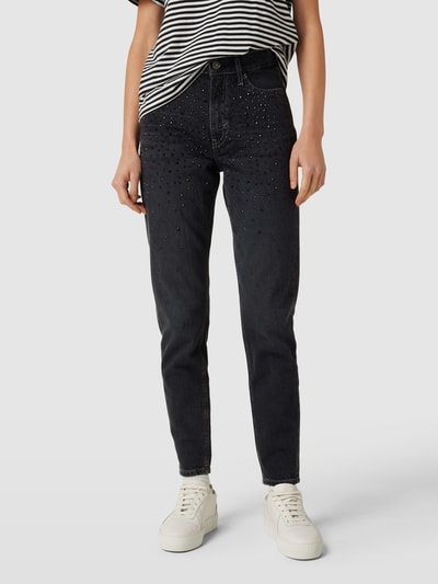 Esprit Jeans met siersteentjes Zwart - 4