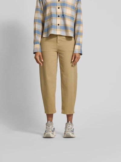 Closed Straight Fit Stoffhose aus Baumwoll-Mix Sand 4