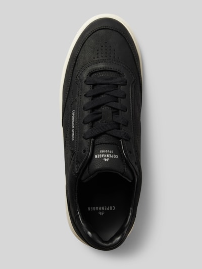 Copenhagen Leren sneakers met labeldetail Zwart - 3