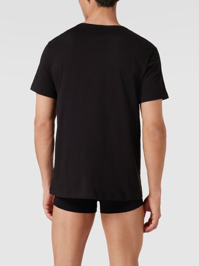 BOSS T-Shirt mit V-Ausschnitt im 2er-Pack Modell 'ComfortS' Black 4