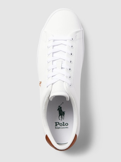 Polo Ralph Lauren Sneakersy z wyhaftowanym logo model ‘LONGWOOD’ Biały 3