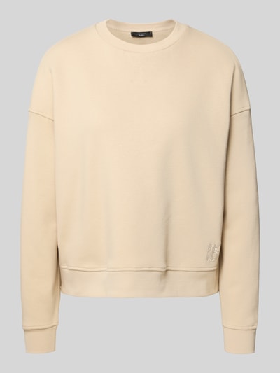Weekend Max Mara Regular fit sweatshirt van katoenmix, model 'GERBA' Beige - 2