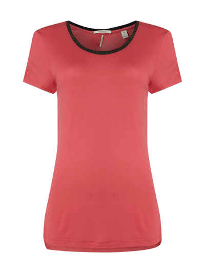 Scotch Soda T shirt van viscose in oudroze online kopen P C