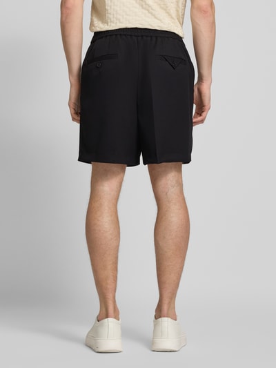 HUGO XTRA Wide Fit Shorts mit Bundfalten Modell 'Freed' Black 5