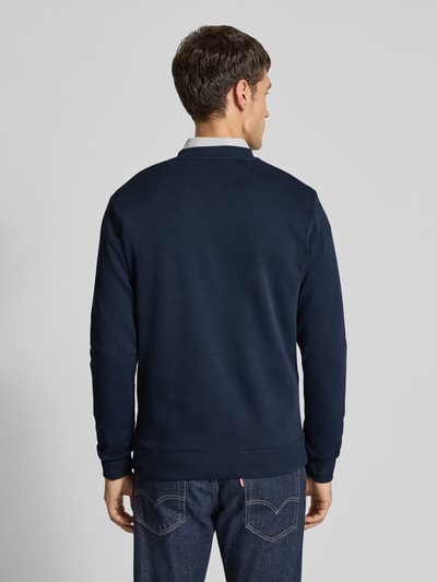 Scotch & Soda Sweatshirt mit gerippten Abschlüssen Marine 5