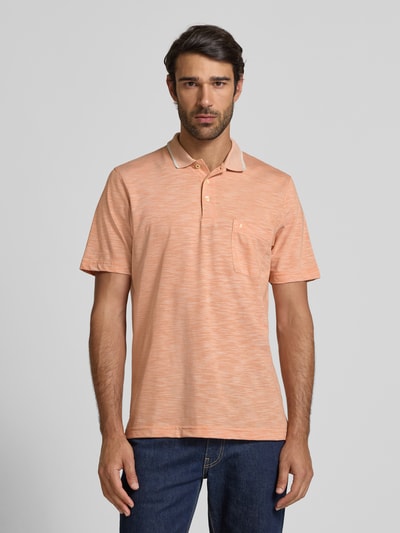 RAGMAN Regular Fit Poloshirt mit Brusttasche Orange 4