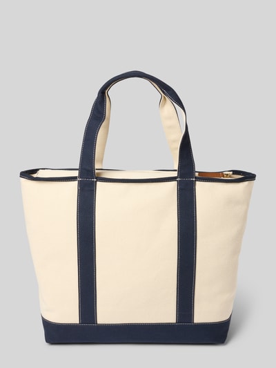 Tommy Hilfiger Strandtas van katoen Donkerblauw - 4