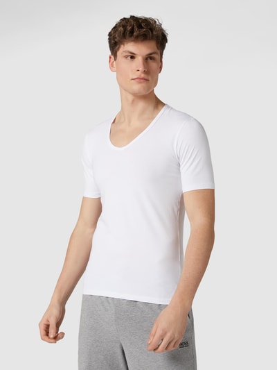 MCNEAL T-shirt met V-hals Wit - 1