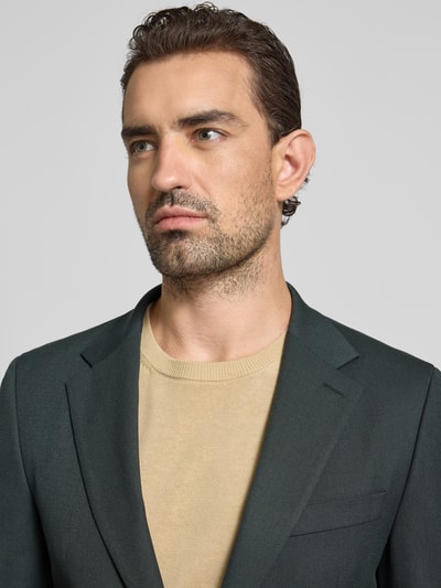 Strellson Marynarka do garnituru o kroju slim fit z dodatkiem wełny model ‘ALZER 3’ Ciemnozielony 3