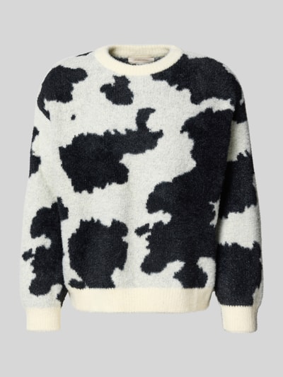 ANOTHER COTTON LAB Sweter z dzianiny z okrągłym dekoltem Biały 2