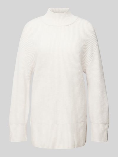 Marc Cain Wollen pullover met opstaande kraag Ecru - 2