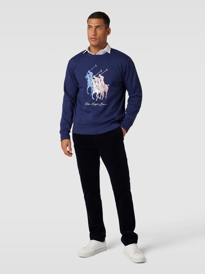 Polo Ralph Lauren Sweatshirt met motiefprint Oceaanblauw - 1