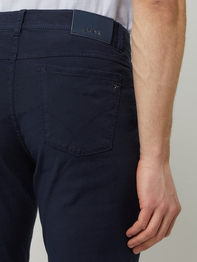 Brax Regular fit broek met katoen, model 'Cooper Fancy' Donkerblauw gemêleerd - 3